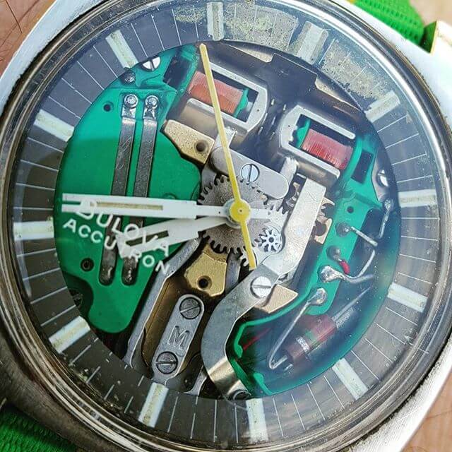 uno dei primi modelli di Bulova Accutron del 1971