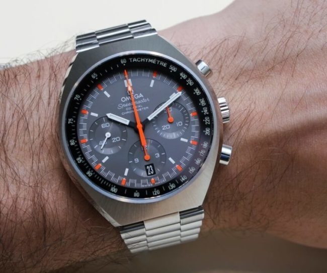 Omega Speedmaster Mark II indossato al polso