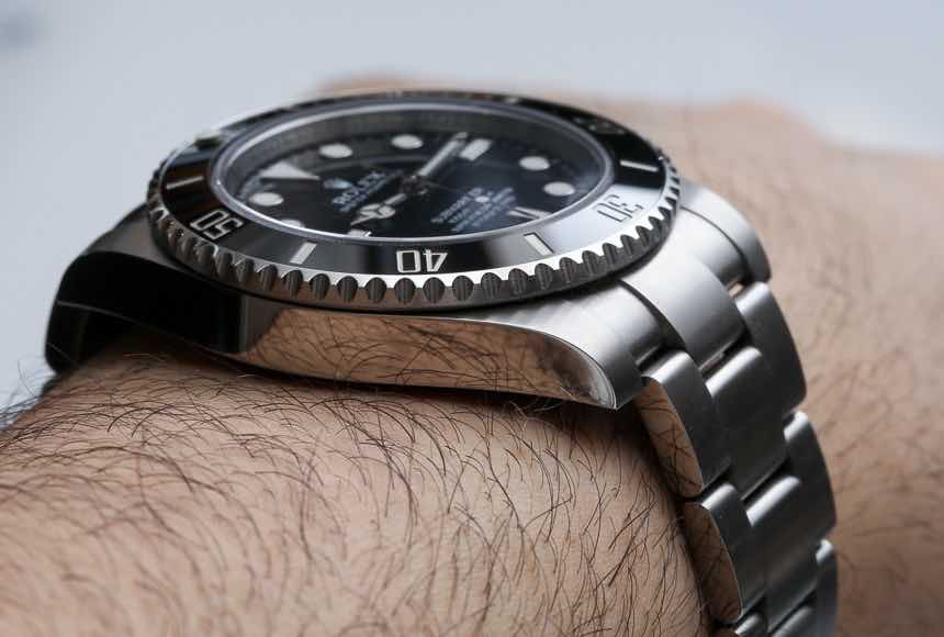 rolex 114060 indossato al polso