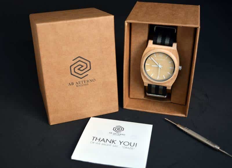 scatola in cartone AB AETERNO Route White