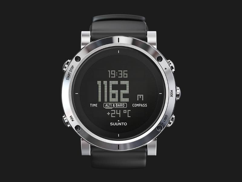 Suunto Core Brushed Steel Outdoor Watch SS0203390