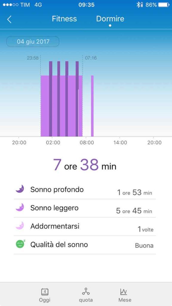 huawei were per controllare il sonno