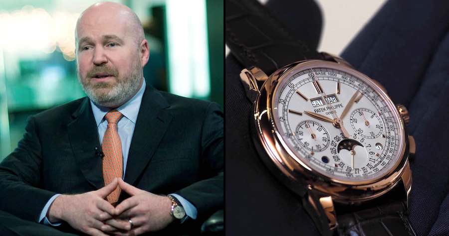 Clifford Asness con indosso Patek Philippe Perpetual