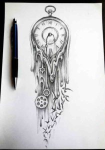 orologio da taschino tattoo