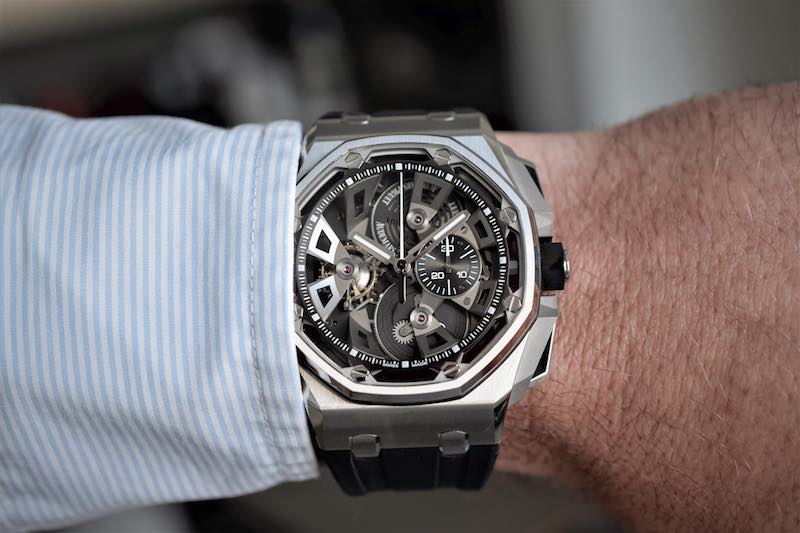 Audemars Piguet Royal Oak Offshore Tourbillon Chronograph 25th anniversary 26421 SIHH 2018