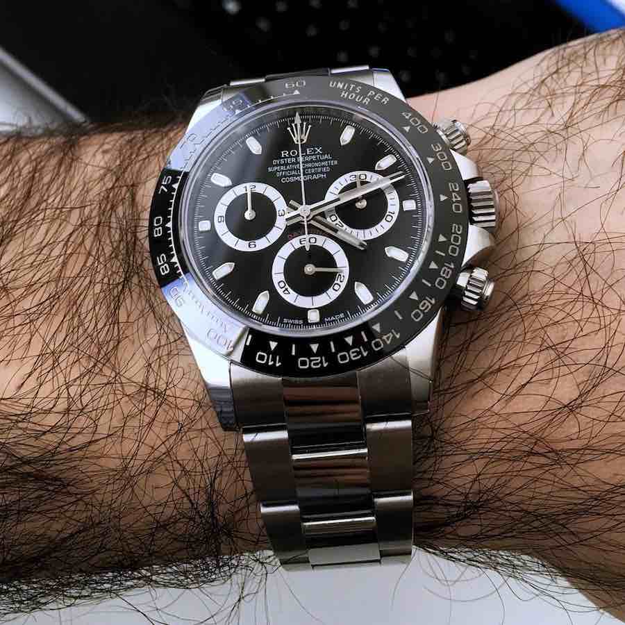Rolex Daytona con quadrante nero