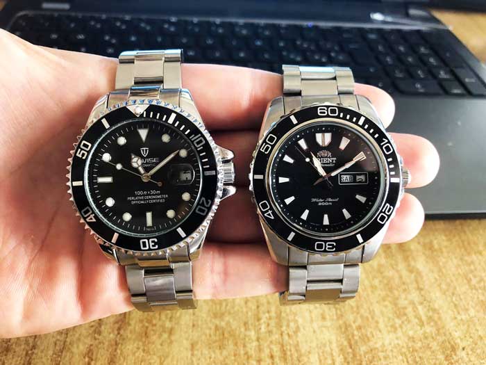 Orient Mako vs Tevise T801A