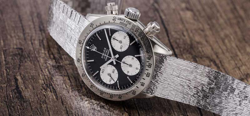 Asta dei record con white gold Rolex Daytona 6265