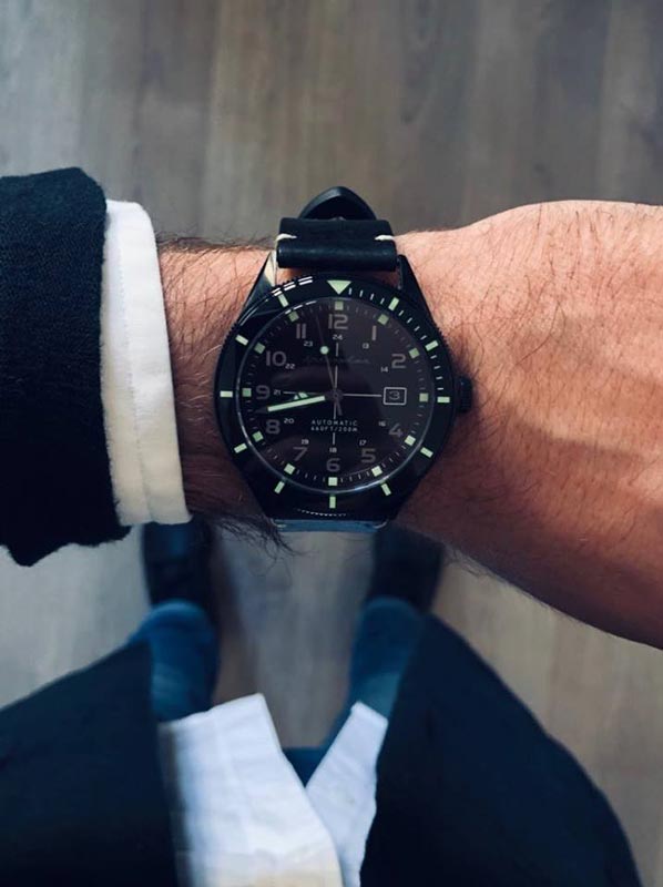 OROLOGIO SPINNAKER CAHILL - NEW ENGLAND EDITION SP-5064-01 INDOSSATO AL POLSO