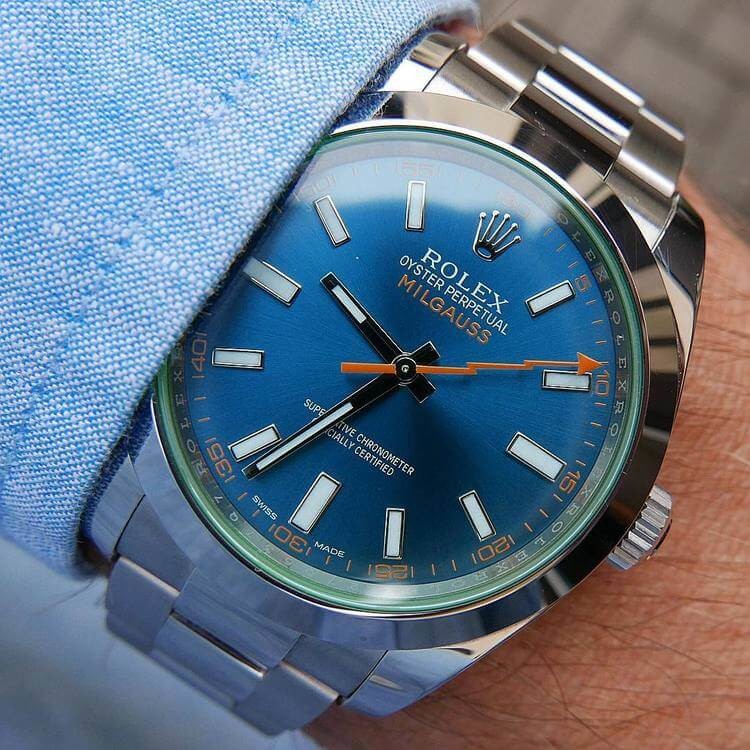 Rolex Milgauss con quadrante Blue-Z