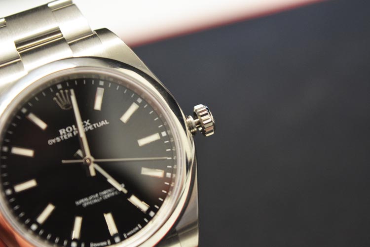 Rolex black oyster perpetual 