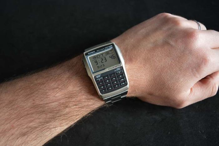 Orologio vintage Casio Databank DBC 32D-1ADF
