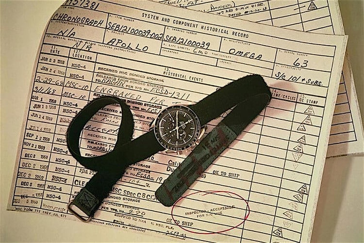 Storia dell'orologio Omega Speedmaster in dotazione per la missione Apollo 11 del 1969