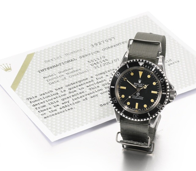 Rolex MilSub Submariner Ref. 5513 