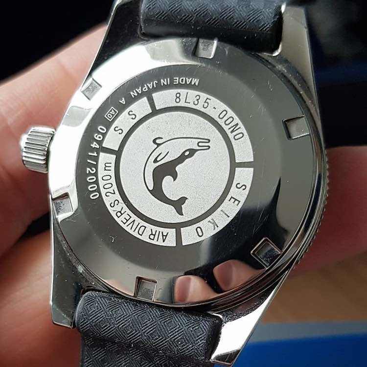Fondello Seiko con Delfino