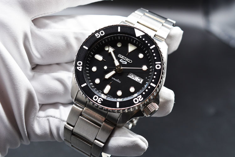 Quadrante seiko 5 sports nero