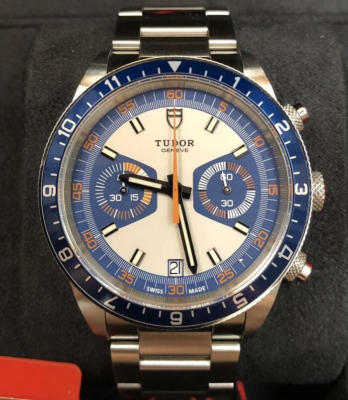 Tudor Heritage Chrono Blu