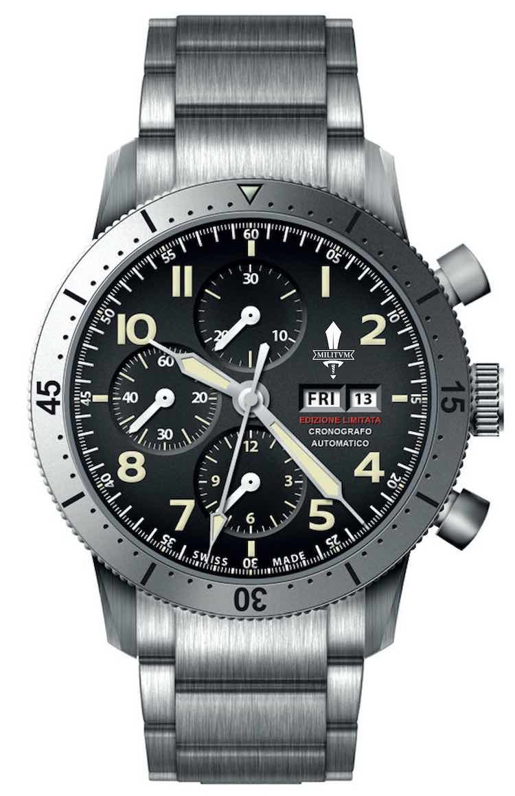 Cronografo Militum Automatico svizzero