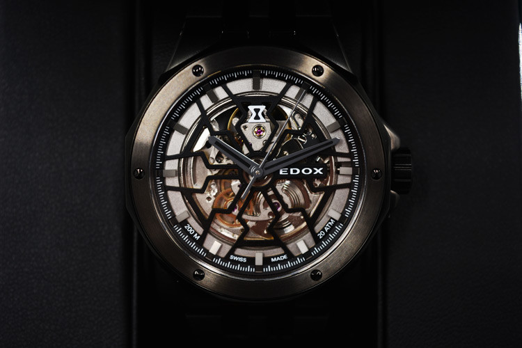 Dettagli del quadrante Delfin Mecano Skeleton