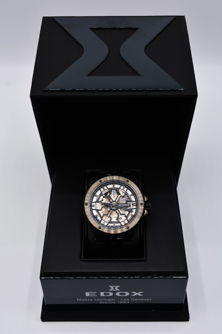 Scatola Box Edox Delfin Mecano Skeleton