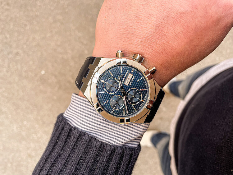 Maurice Lacroix Aikon Chronograph Automatic 44mm indossato