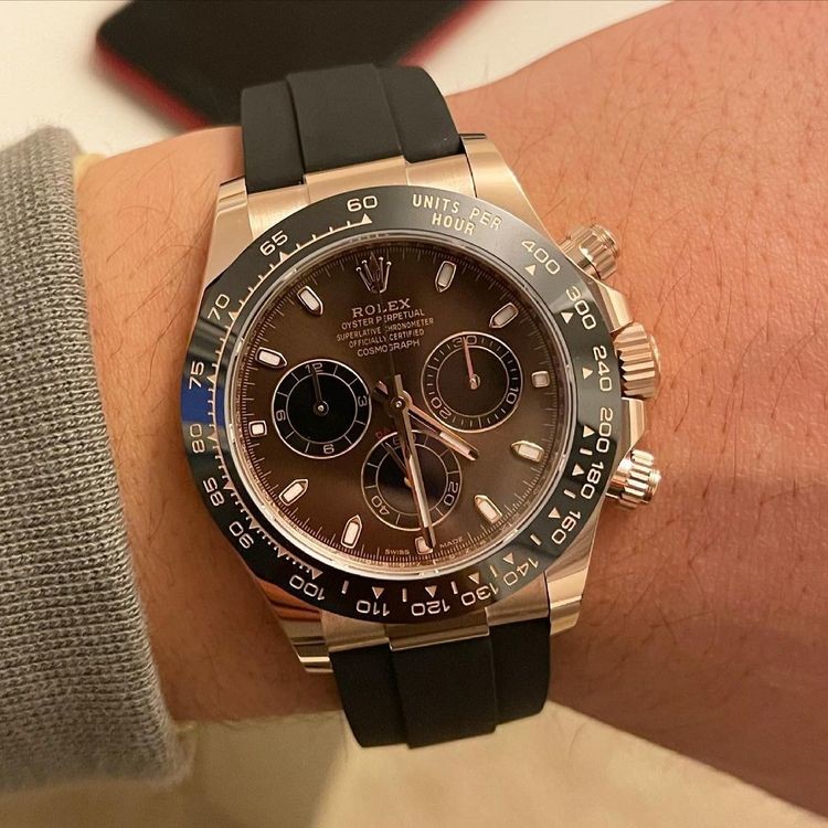 rolex daytona chocolate