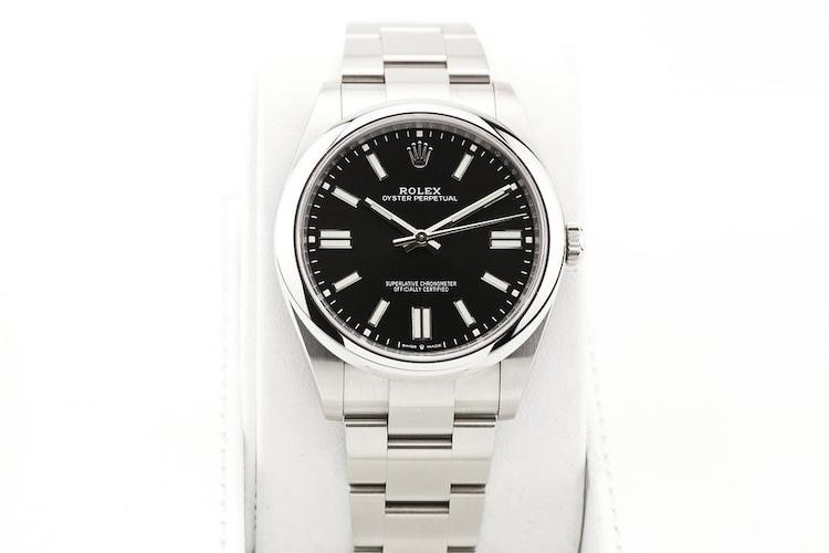 Oyster perpetual 41 quadrante nero