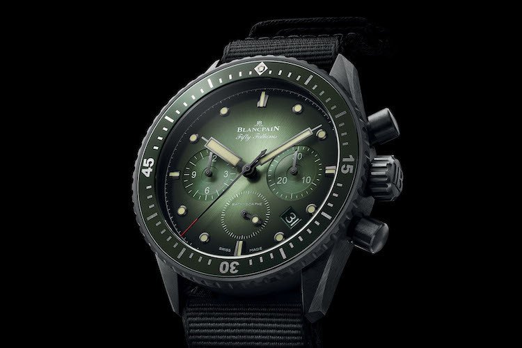 Blancpain Fifty Fathomsbathyscaphe Chronograph Flyback in ceramica