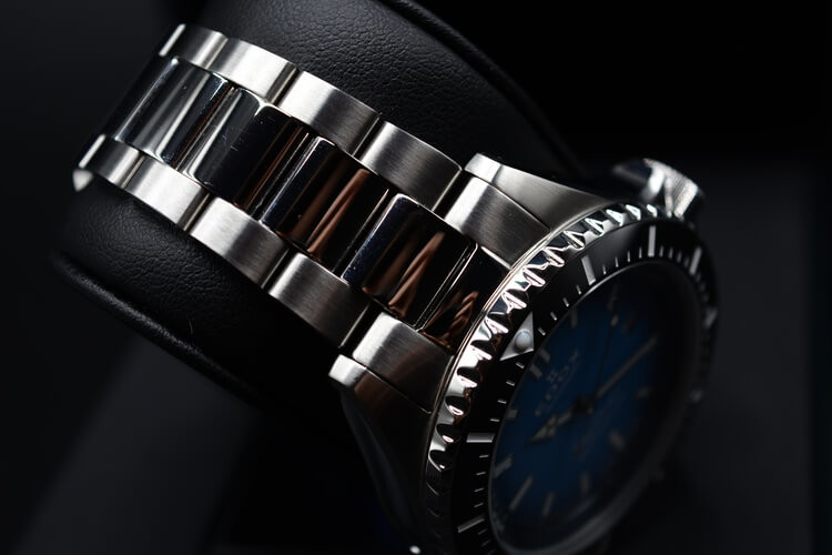 Edox Skydiver Neptunian bracciale in acciaio