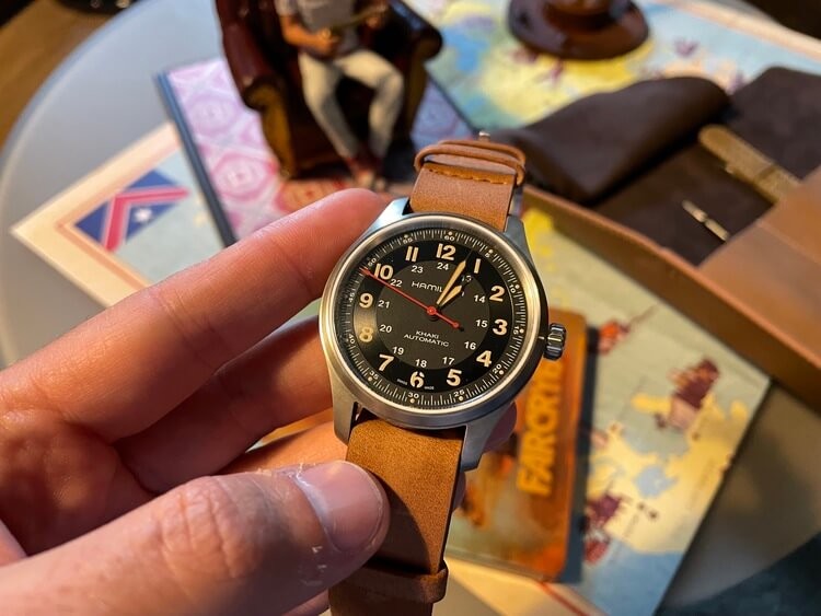 Opinioni del Khaki Field Titanium automatico per Far Cry 6 Limited Edition