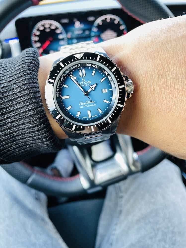 Opinioni Automatico Edox Sky Diver Neptunian