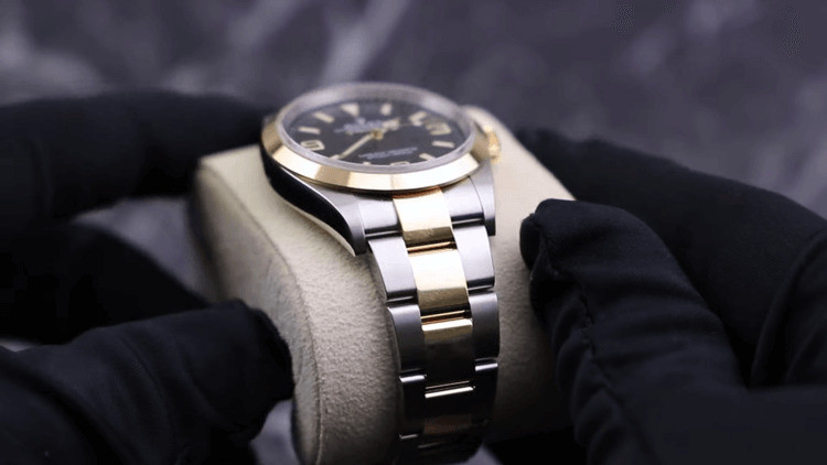 Rolex Explorer in Acciaio Oystersteel e oro