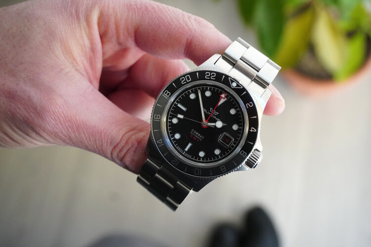 quadrante Glycine Combat Sub Sport GMT