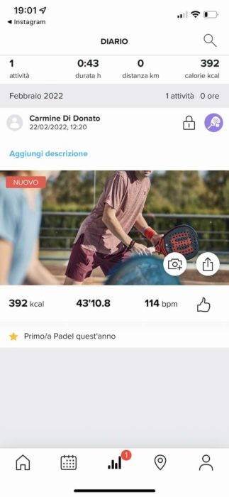 Fitness Track per Padel