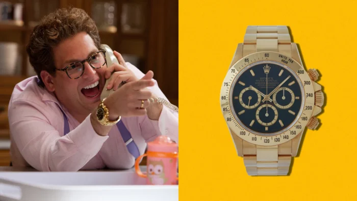 Jonah Hill indossa il Rolex Cosmograph Daytona 116528 18k