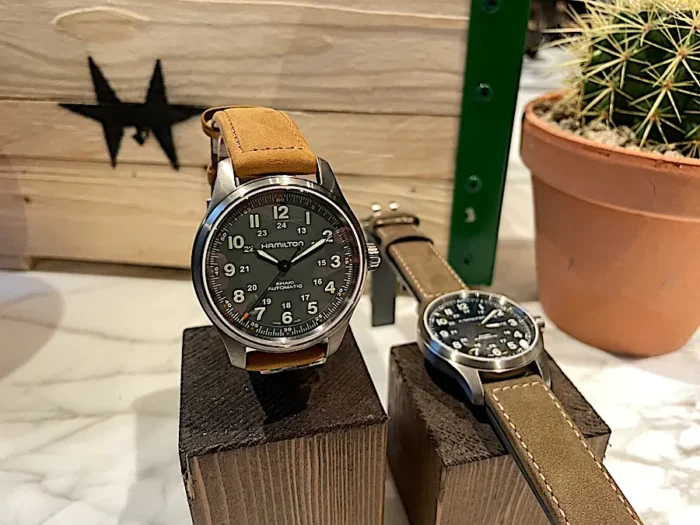 Khaki Field Titanium Auto in 42 mm