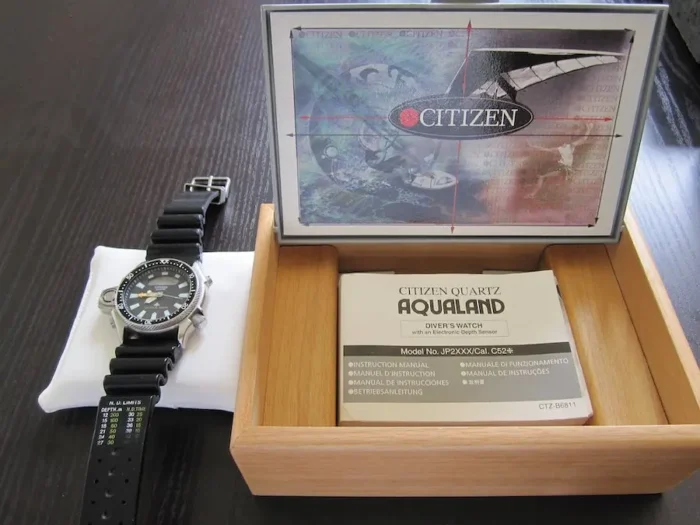 Il Citizen aqualand 1 jp2000-08e ha una certificazione ISO 6425