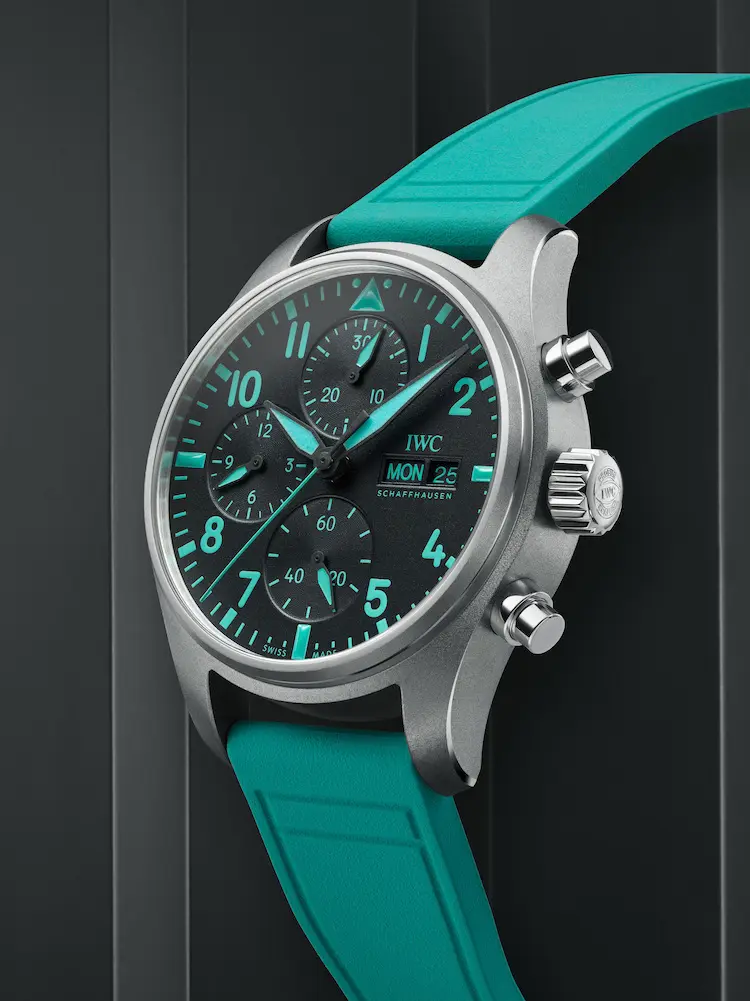 Cassa IWC Schaffhausen's Mercedes Formula 1 Watch