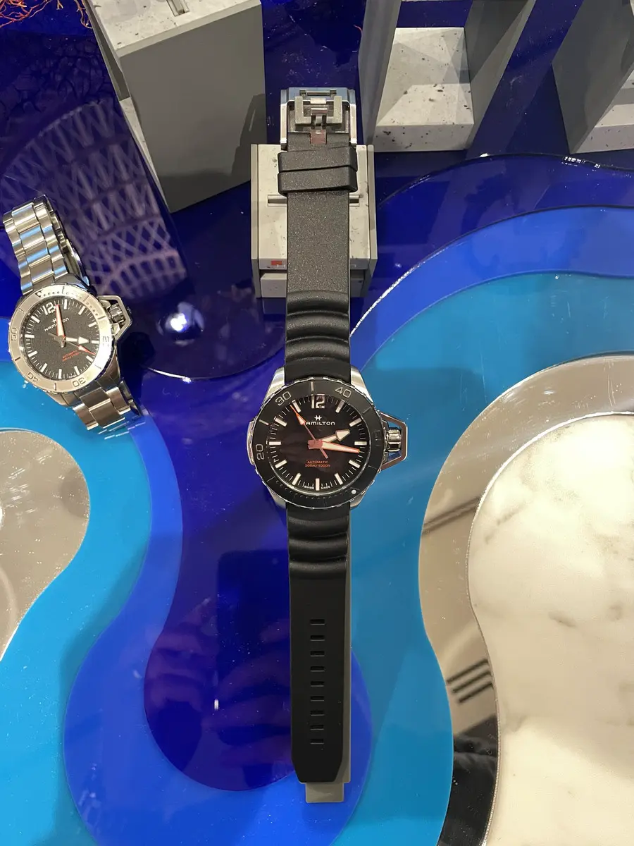 hamilton khaki navy frogman auto