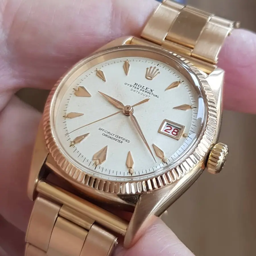 Rolex Datejust Ref. 6305 in oro giallo