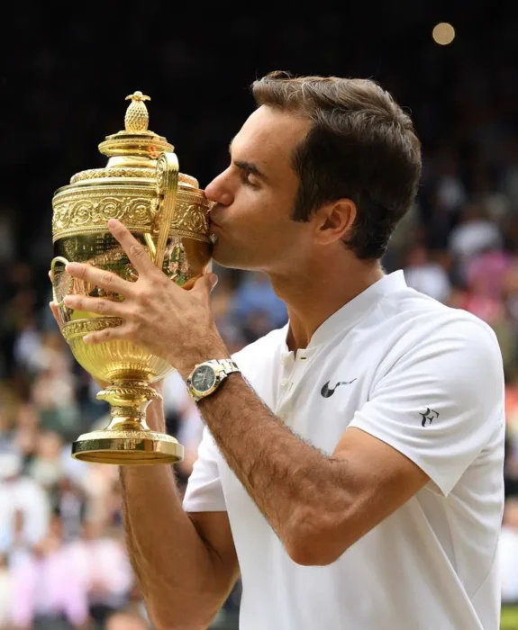 Roger Federe con olex Datejust 41 mm Wimbledon ref. 126333