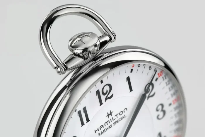 OROLOGIO DA TASCA MECCANICO ACCIAIO EDIZIONE LIMITATA RAILROAD AMERICAN CLASSIC HAMILTON H40819110