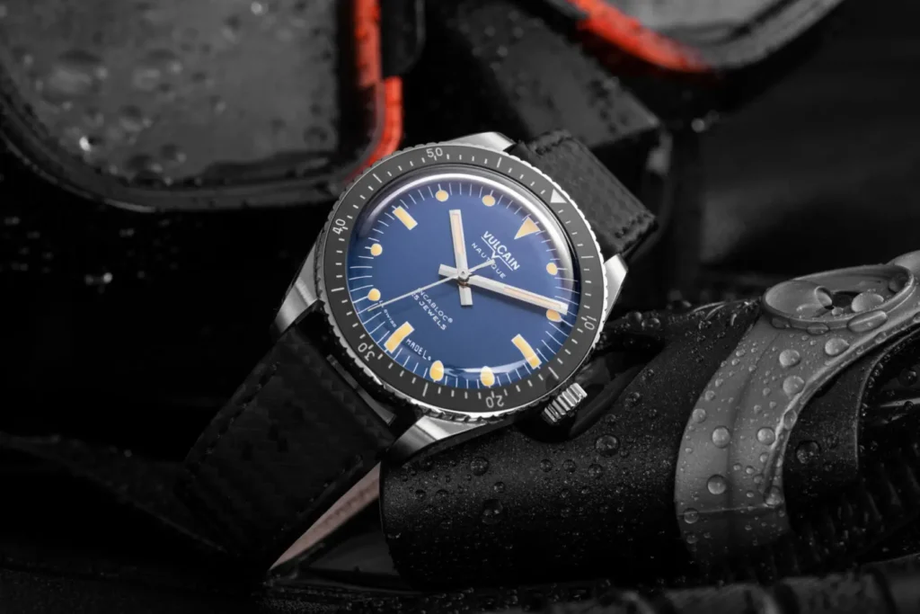 Vulcain Skindiver Nautique blu Vulcain Skindiver Nautique blu