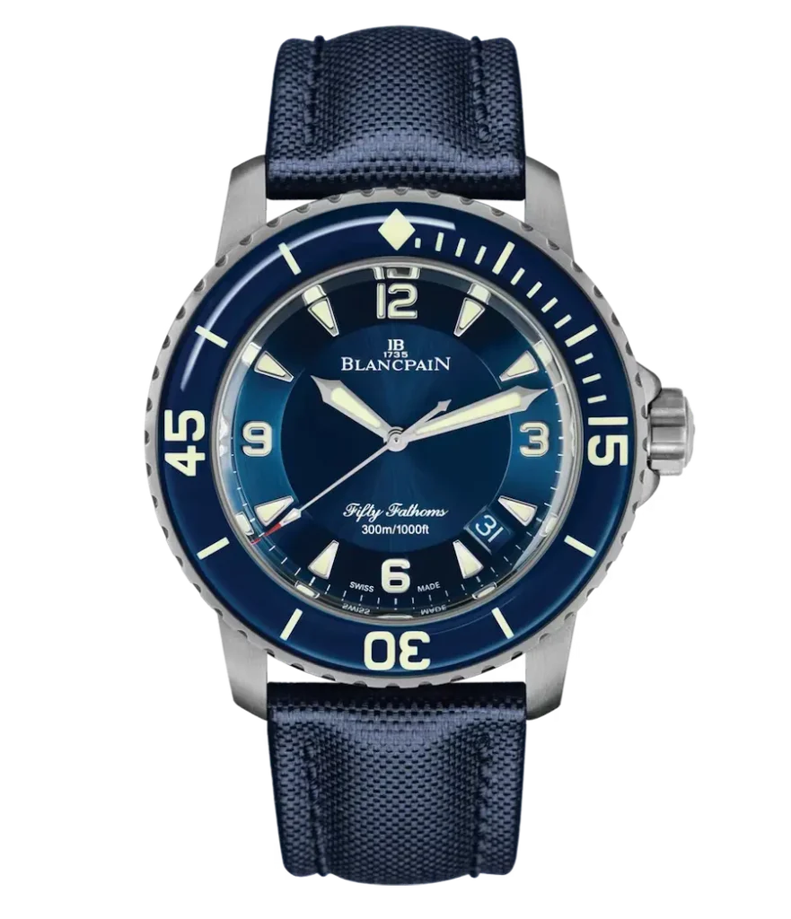Blancpain Fifty Fathoms 42mm in titanio Blancpain Fifty Fathoms