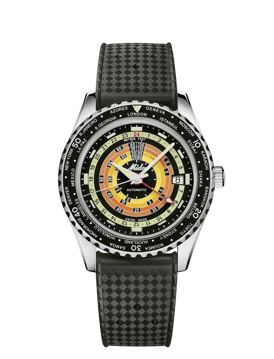 Mido Ocean Star Decompression Worldtimer