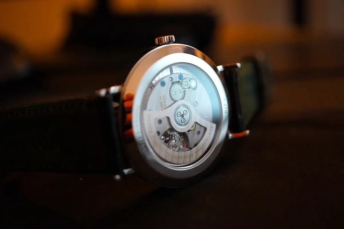 calibro del Nomos Tangente Neomatik Blue Gold