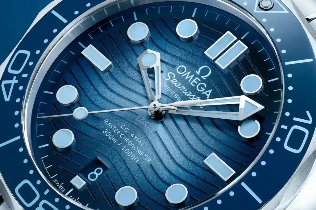Omega Seamaster Diver 300m Summer Blue quadrante Omega Seamaster Diver 300m Summer Blue