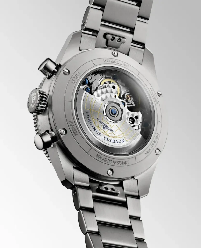 Calibro Longines Spirit Flyback Titanium