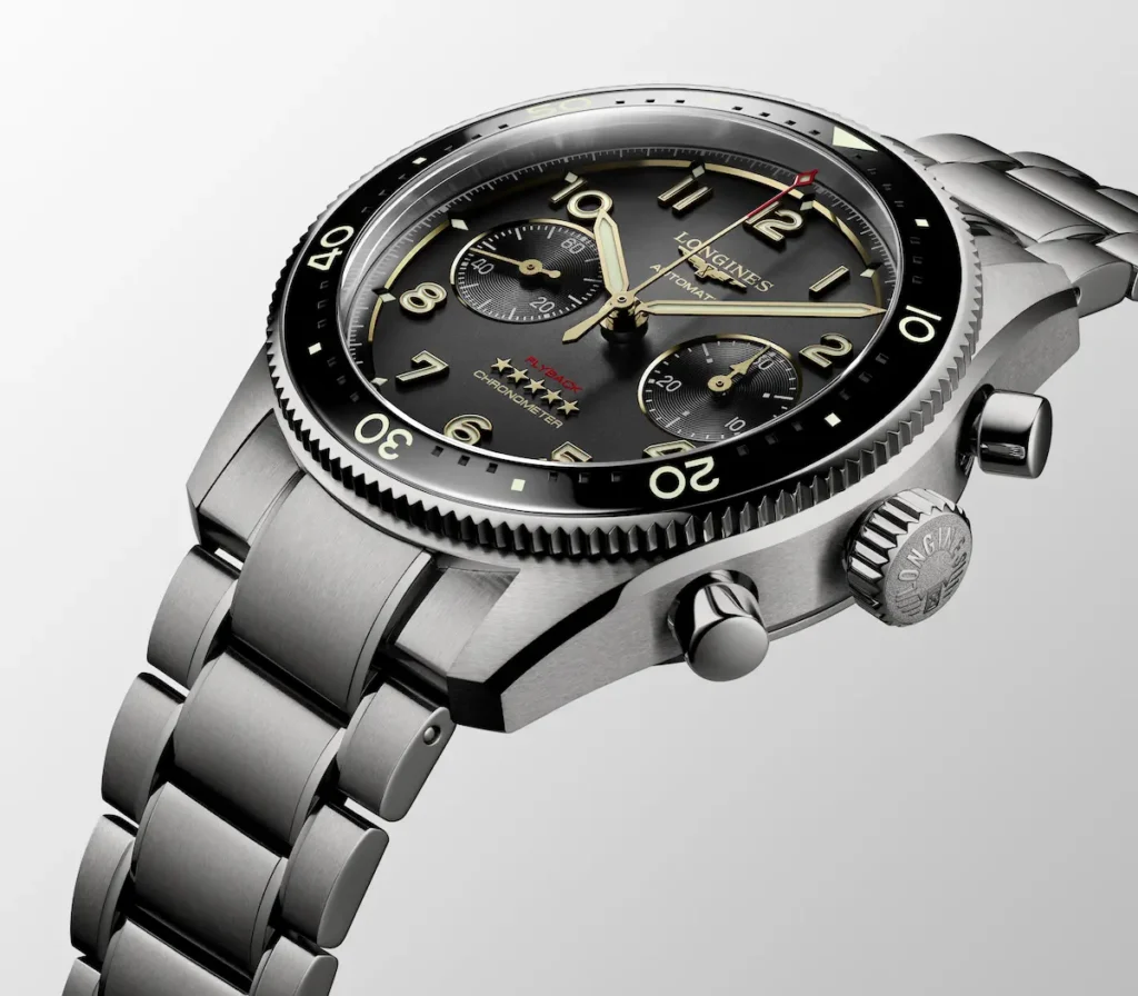 Longines Spirit Flyback in titanio