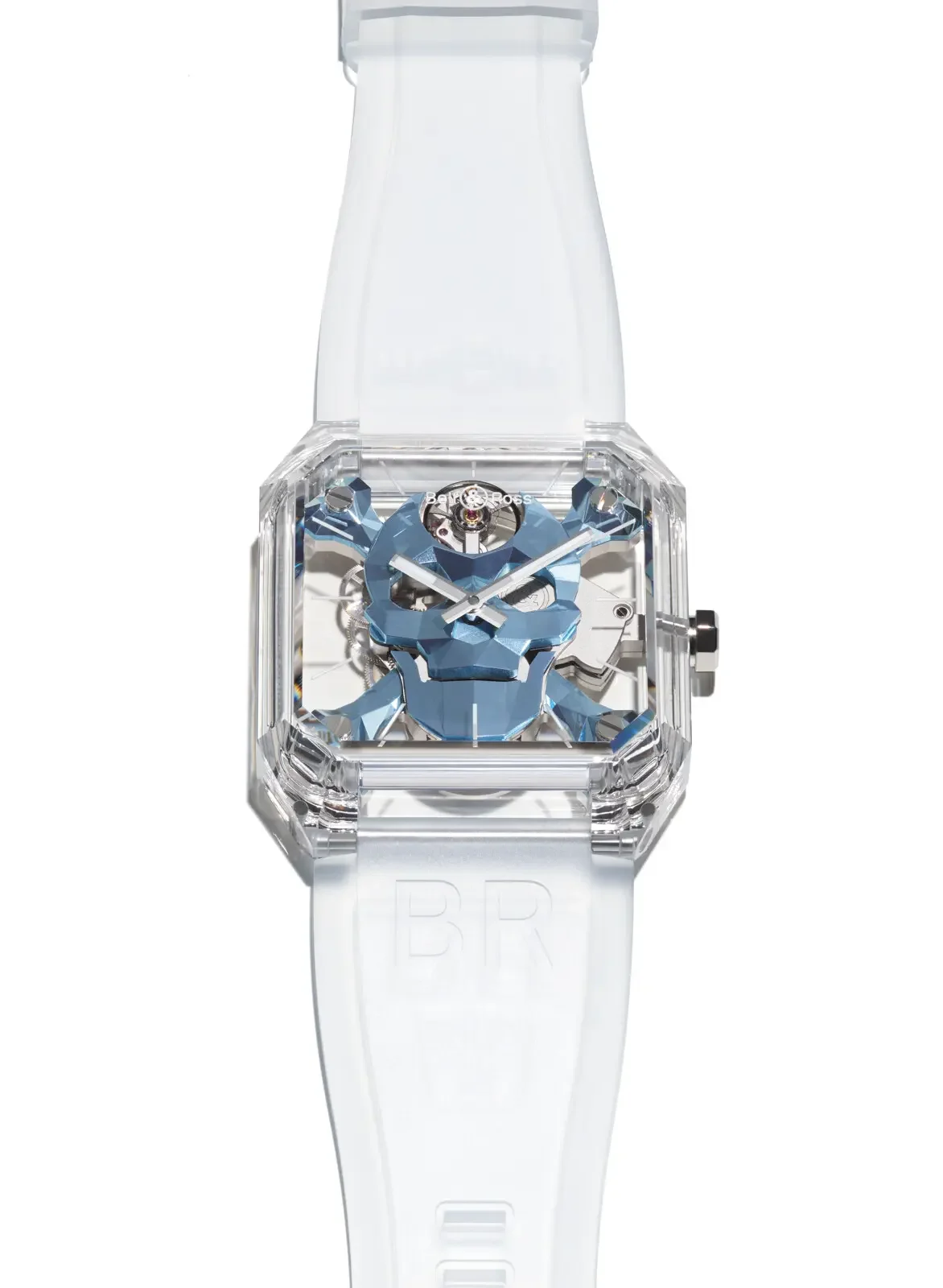 Bell & Ross BR 01 Cyber Skull Sapphire Ice Blue